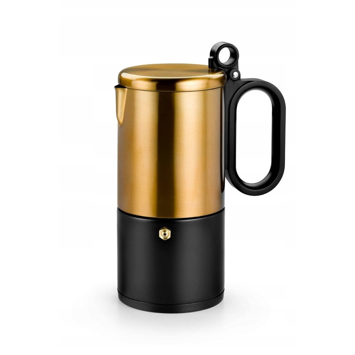 Espressófőző tűzhelyre, Bra, Kawiarka, 205ml, fekete, inox