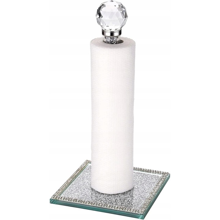 Suport pentru hartie, model modern, cu bila de sticla, dimensiuni 33cm