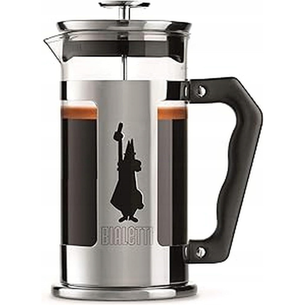 Cafetiere Bialetti, 350ml, design elegant, sticla borosilicata, negru/silver
