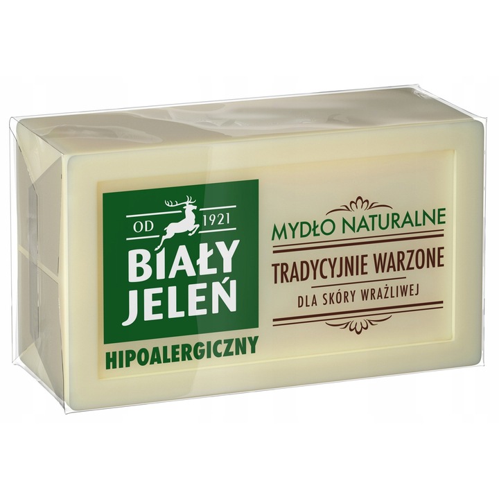 Хипоалергенен сапун Bialy Jelen, натурален, 150гр, за чувствителна кожа, сив
