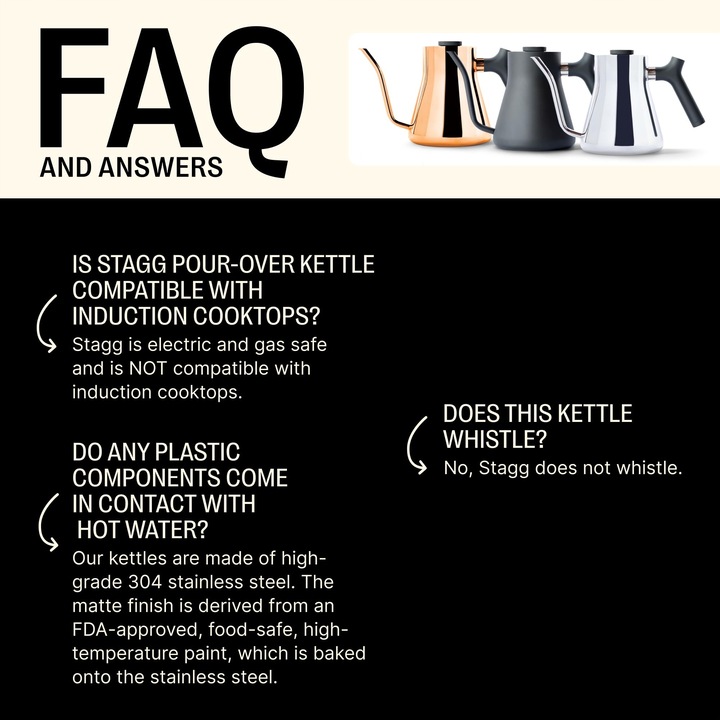 Чайник с гъша шия, термометър, инокс, 1л