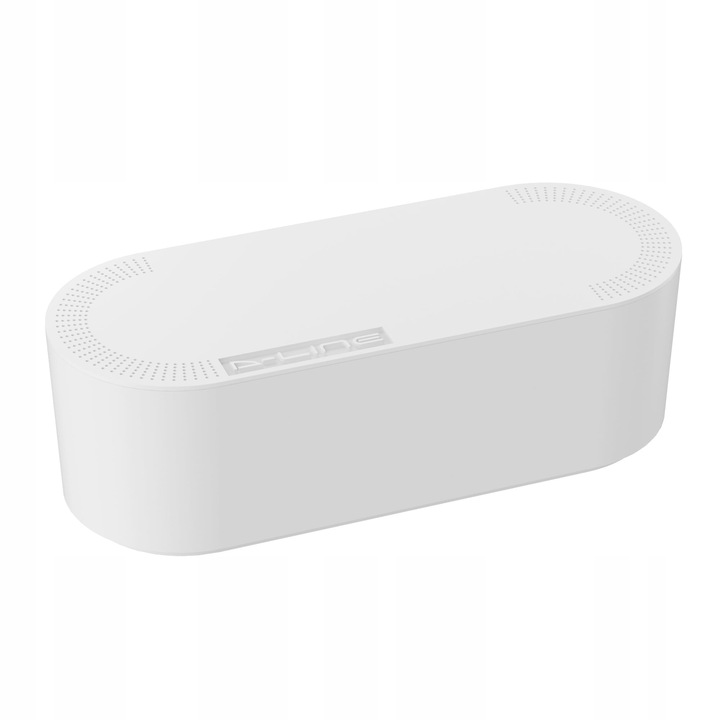 Organizator cabluri D-Line, mare, alba