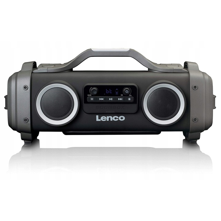 Буумбокс Lenco SPR-200, Bluetooth 5.0, 50W, защита от пръски, черен