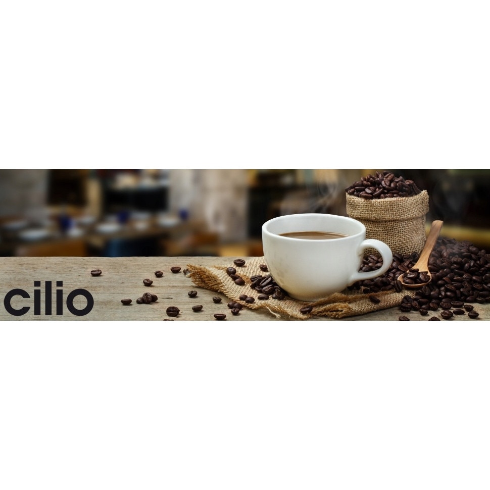 Cafetiere electrica Cilio Aida 6 cesti, inox, 480W, negru