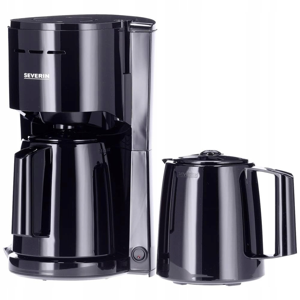 Cafetiere Severin cu 2 cani termice, 1l, automat, indicator nivel apa