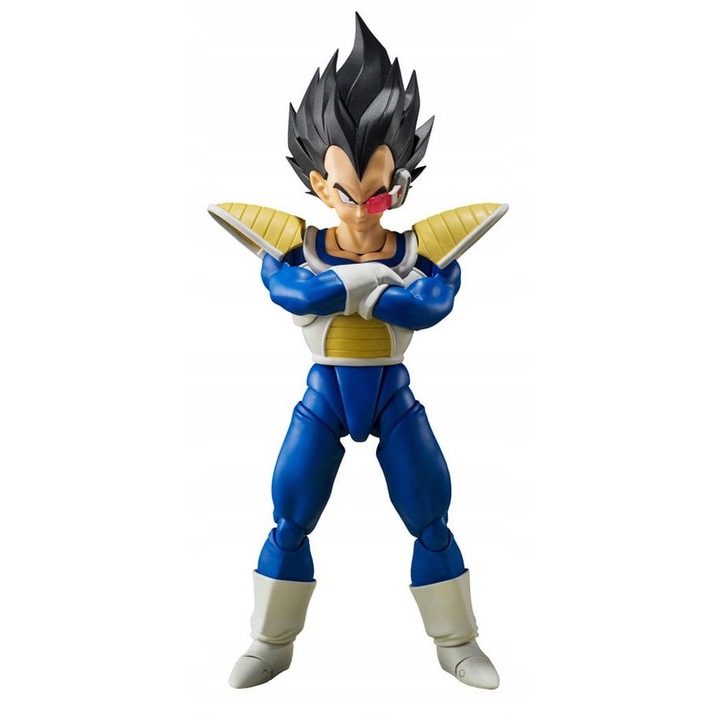 Figurina Vegeta 24000 Power Level Dragon Ball Super S.H. Figuarts, 14 cm, multicolor, set complet