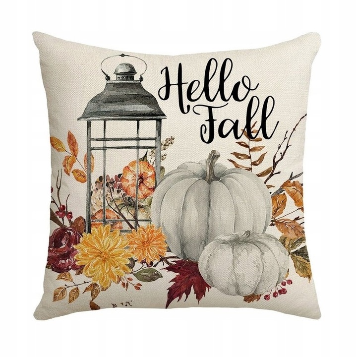 Fata de perna, Ecarla, 45x45cm, poliester, imprimare pe o singura parte