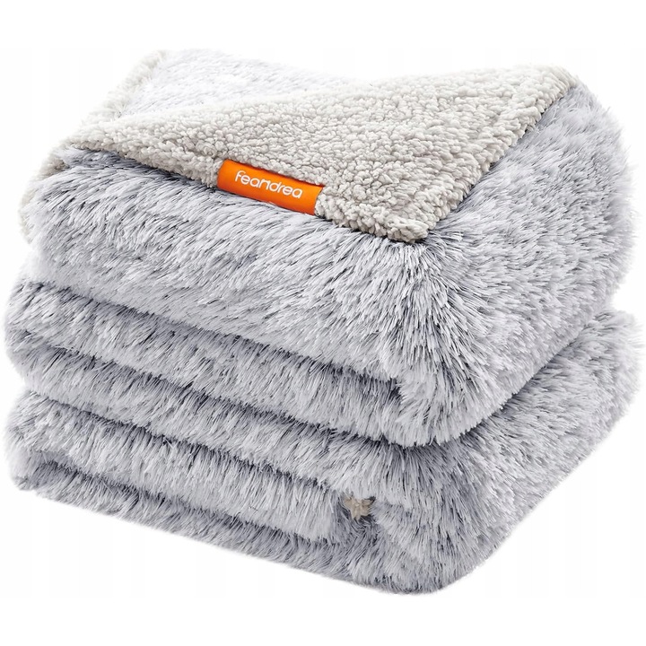 Кучешко одеяло, Feandrea, XXL, 203x152см, водоустойчиво, сиво