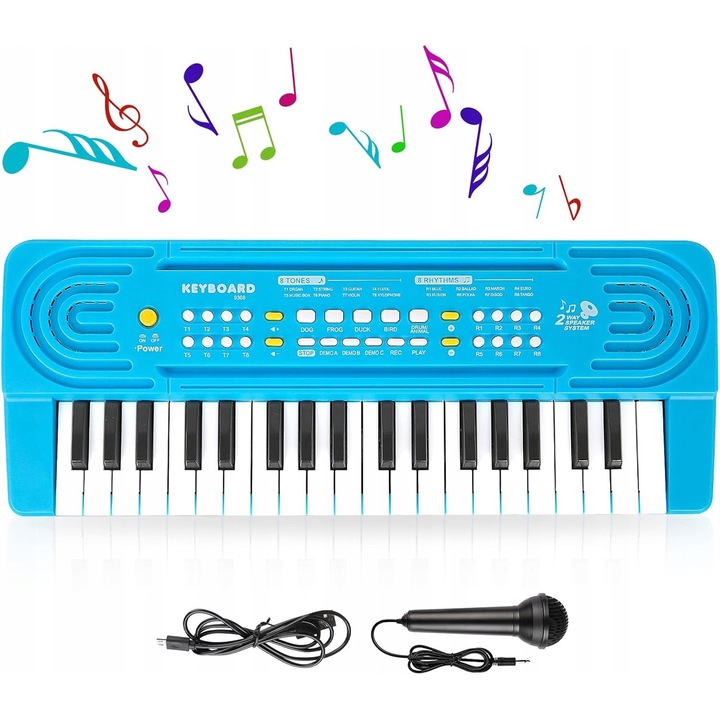 Pian pentru copii, Albastru, 37 clape