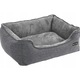Легло за кучета Feandrea, 70x55x21см, сиво, мек материал, подвижна възглавница