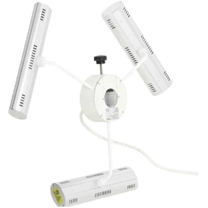 Raditator cu infrarosu, 3 capete, argintiu, 87x75x22cm, 1000W fiecare, set