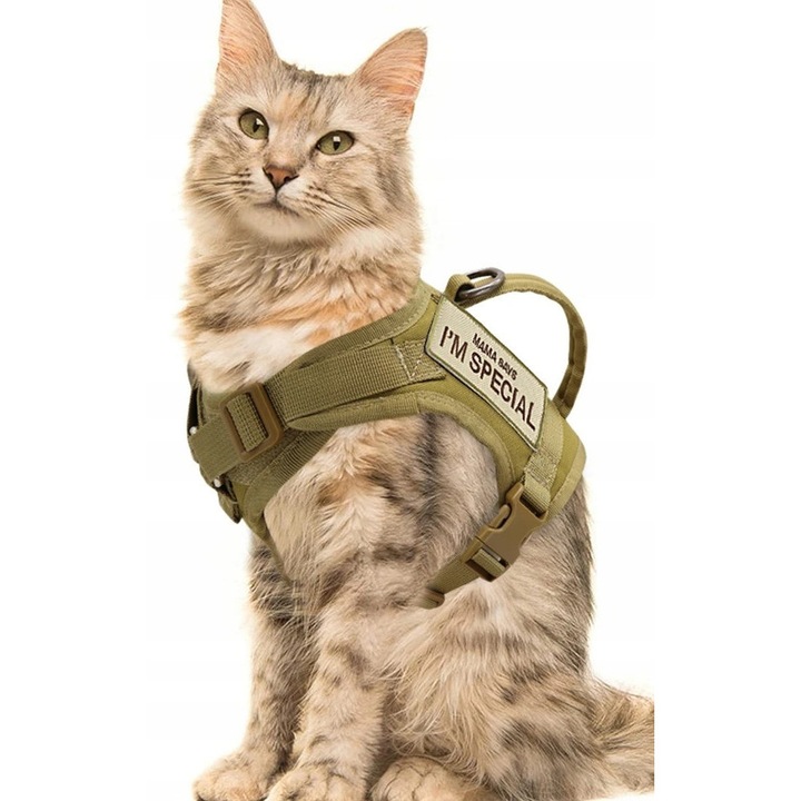 Vesta pentru pisici, Pet Artist, khaki, 20-32cm, 30-44cm, 15cm