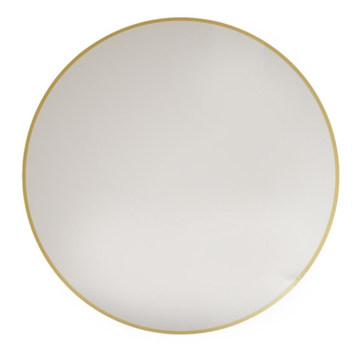 MIRA kerek fali tükör, Ø 80 cm - arany