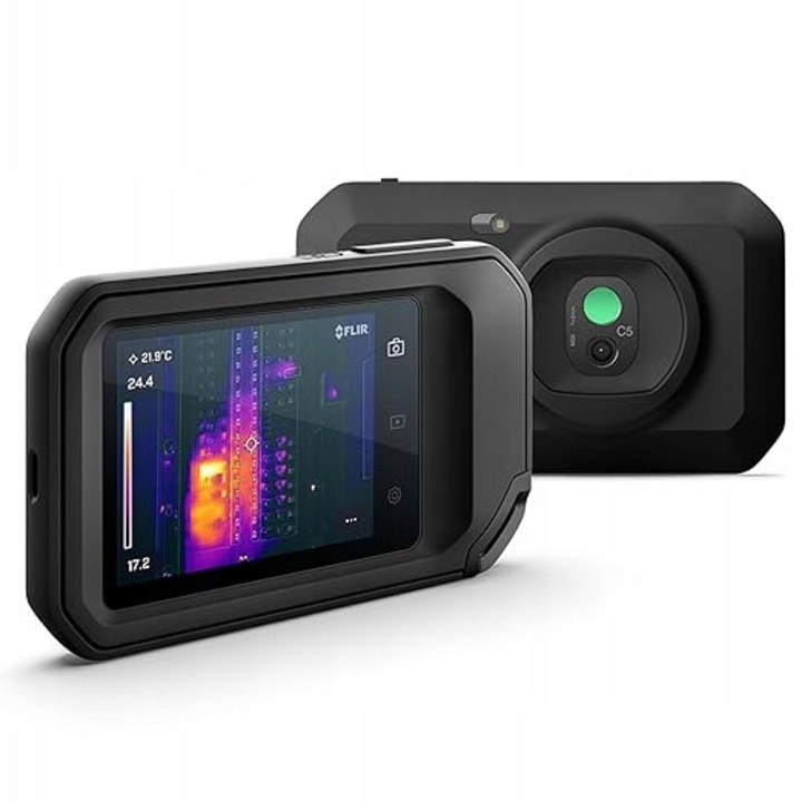 Camera termografica Flir C5, 3,5 inch, compacta, neagra