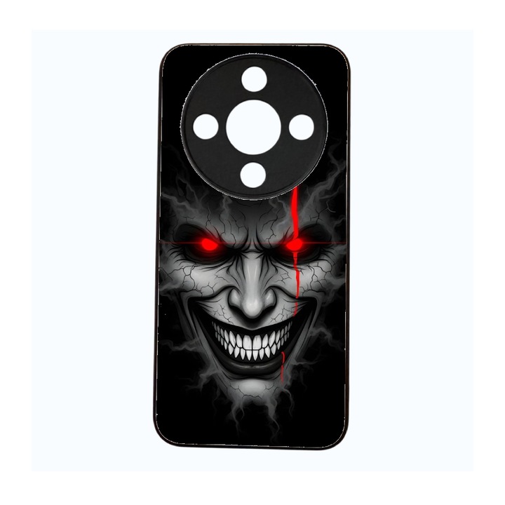 Husa compatibila cu Honor Magic 8 Lite, silicon TPU slim, model Scary, anti-soc, protectie camera si ecran