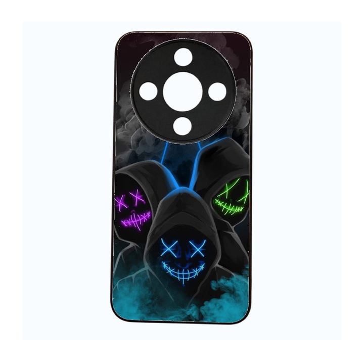 Husa compatibila cu Honor Magic 8 Lite, silicon TPU slim, model Squid Game, anti-soc, protectie camera si ecran