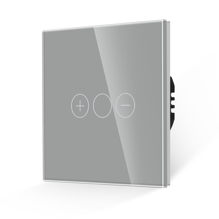 Set de comutatoare LED cu touch, 3-300 W, 110-240 V, sticla securizata, impermeabil, 4 mm