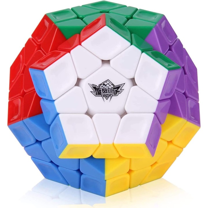 Cub rubik Magic, 12 fete, culori vibrante, 7.2x7.2cm, joc de inteligenta