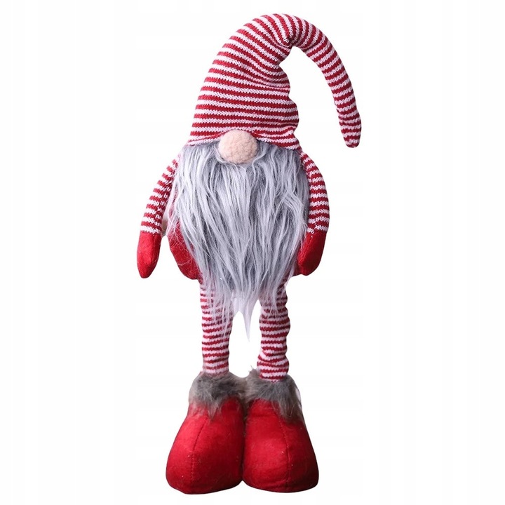 Figurina Craciun 7&7, gnom verde, 50cm, set de decoratiuni