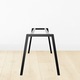 Cadru Masa MetaloPro Thusia 150x70x72 cm Otel Negru Mat, Design Minimalist, Picioare Reglabile