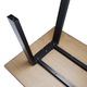 Cadru Masa MetaloPro Thusia 150x70x72 cm Otel Negru Mat, Design Minimalist, Picioare Reglabile