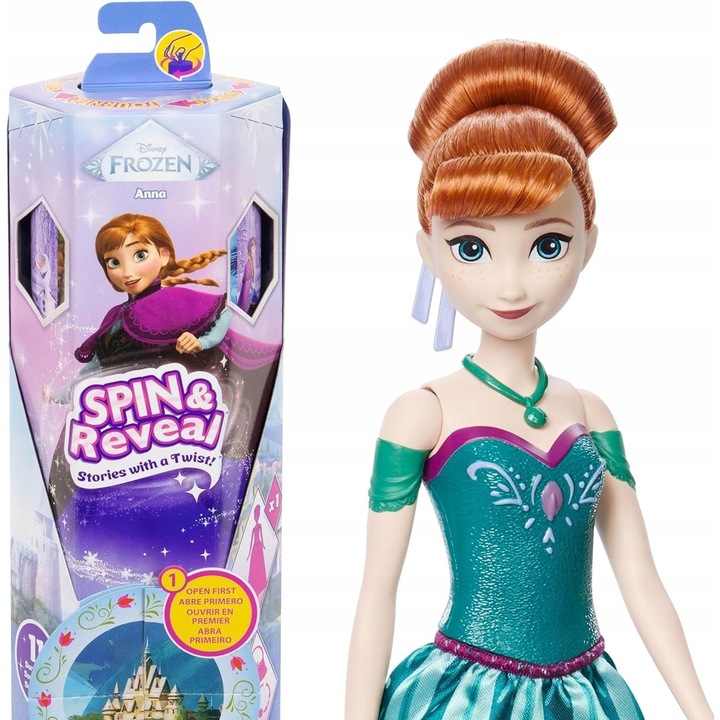 Set papusi Anna, 11 surprize, multicolor, pentru copii de la 3 ani