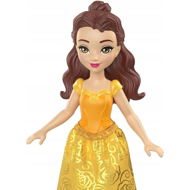 Papusa articulata cu costum de film si accesorii, 9cm, metalic, fara marca