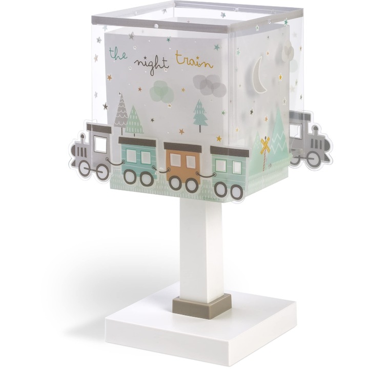 Lampa de masa 1-punct, Dalber, multicolor, 18,5x14cm, 29cm