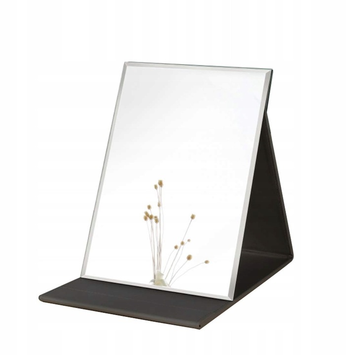 Oglinda cosmetica mare portabila HD pliabila, 21x15,2cm, design minimalist, fara marca