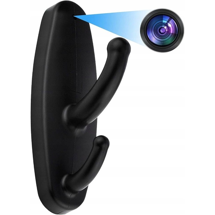 Camera de supraveghere Oslona, mini camera 1080P, detectie miscare, alimentare prin acumulator, set de accesorii