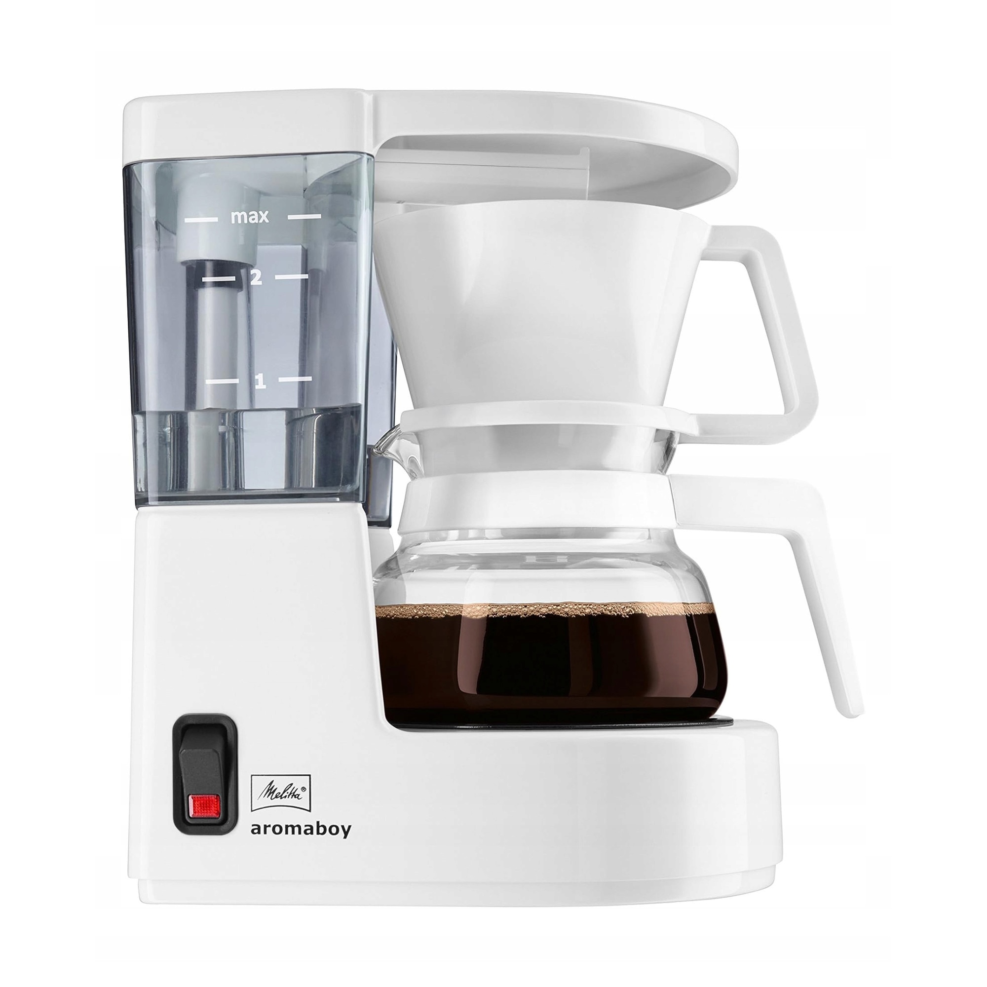 Cafetiera Mica cu Filtru, Alb, 2 Cani, Usor de Curatat, Melitta