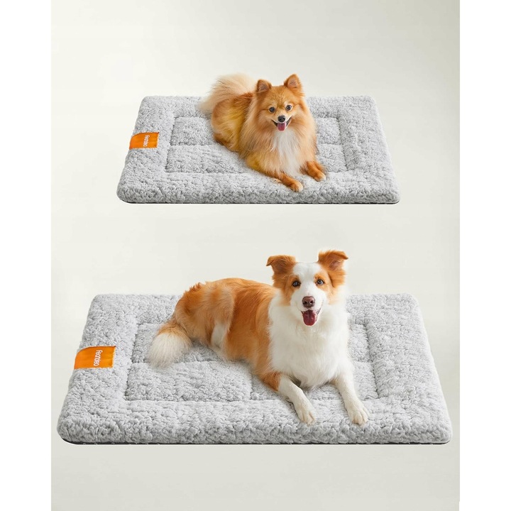 Легло за домашни любимци, MIEKKI, 60x45x4см, противоплъзгащо, сиво