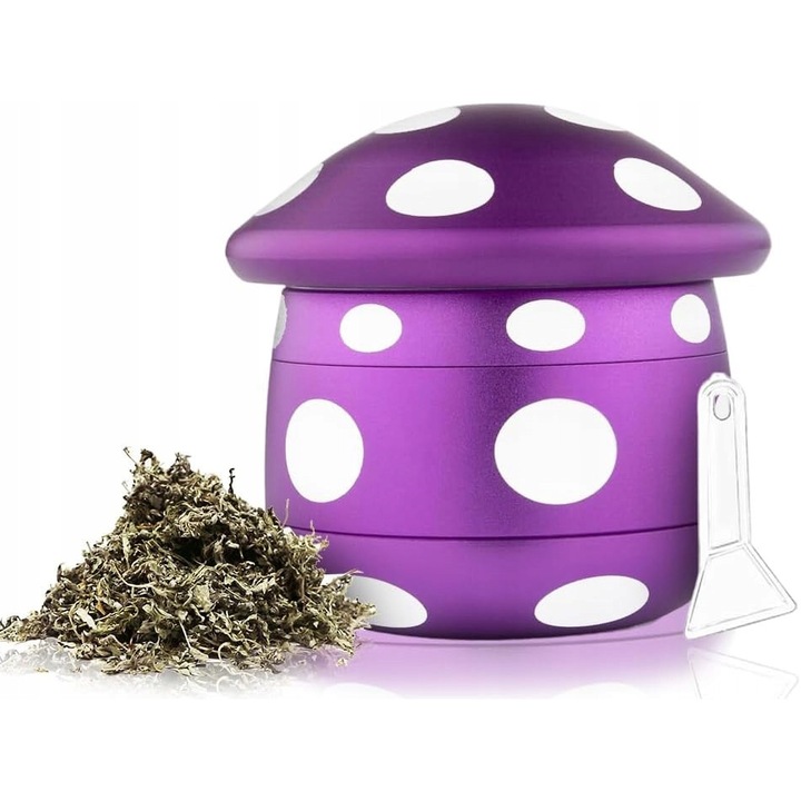 Rasnita de ierburi si condimente, 63 mm, cu sita, metalic