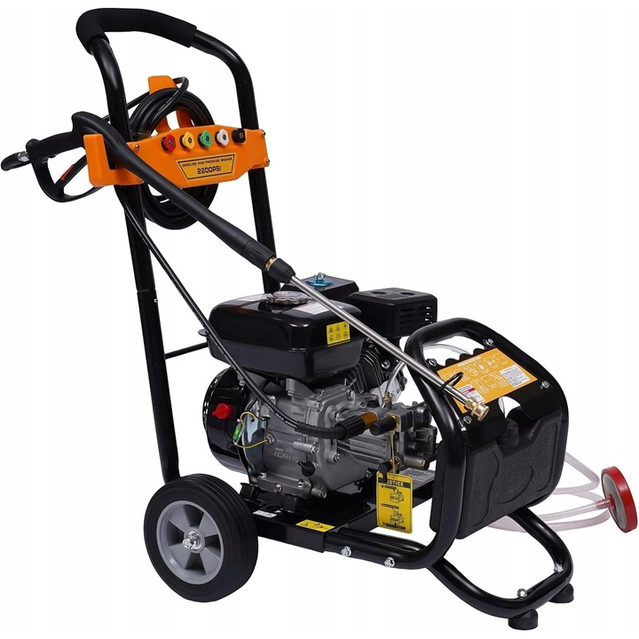 Aparat de spalat cu presiune, 7,5 HP, 2465 psi, 5 duze, 66x41x53cm, multicolor