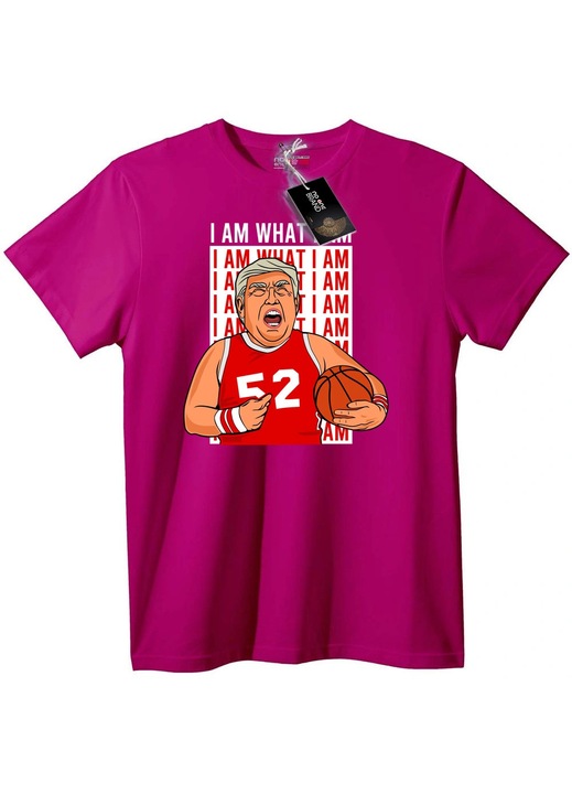 Tricou "Eu Sunt Ceea Ce Sunt" Baschet, Lila