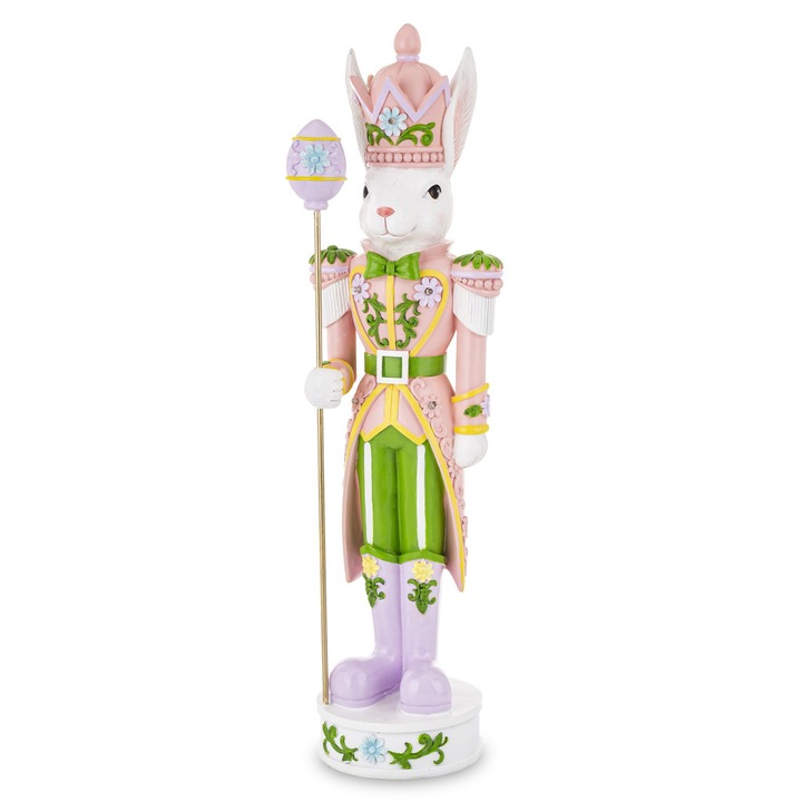 Iepure băiat soldat poliester 62x17cm