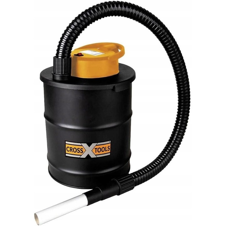 Aspirator pentru cenusa 600W, 12L, 100cm, negru