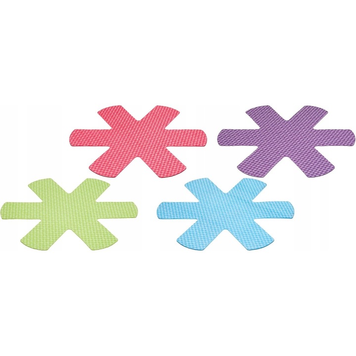 Set 4 protectii pentru tigai, KitchenCraft, 38cm, multicolor