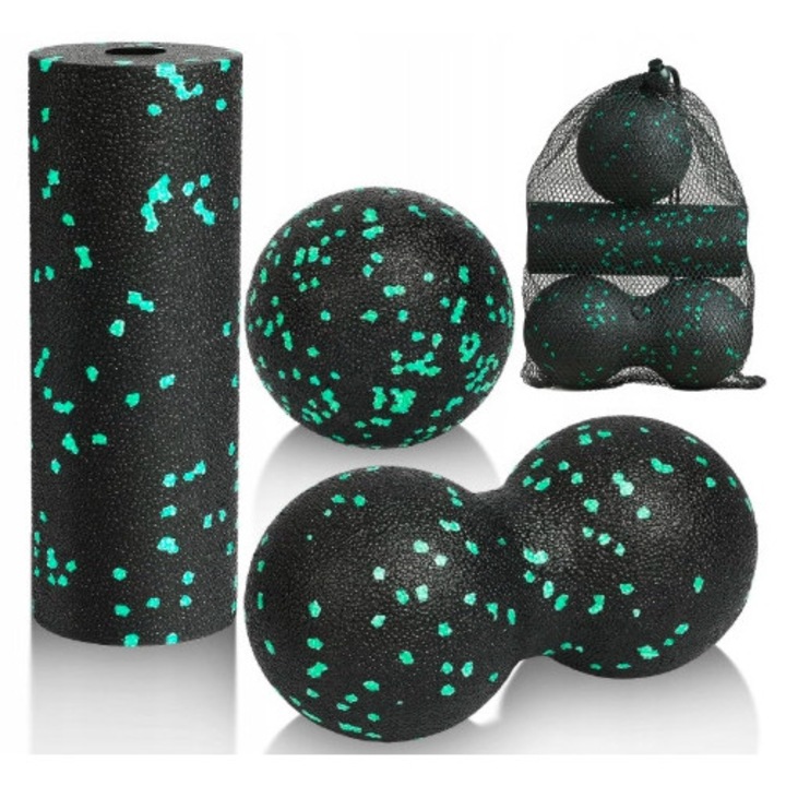 Комплект масажни уреди, 3 елемента, фасциален и мускулен масаж, EPP