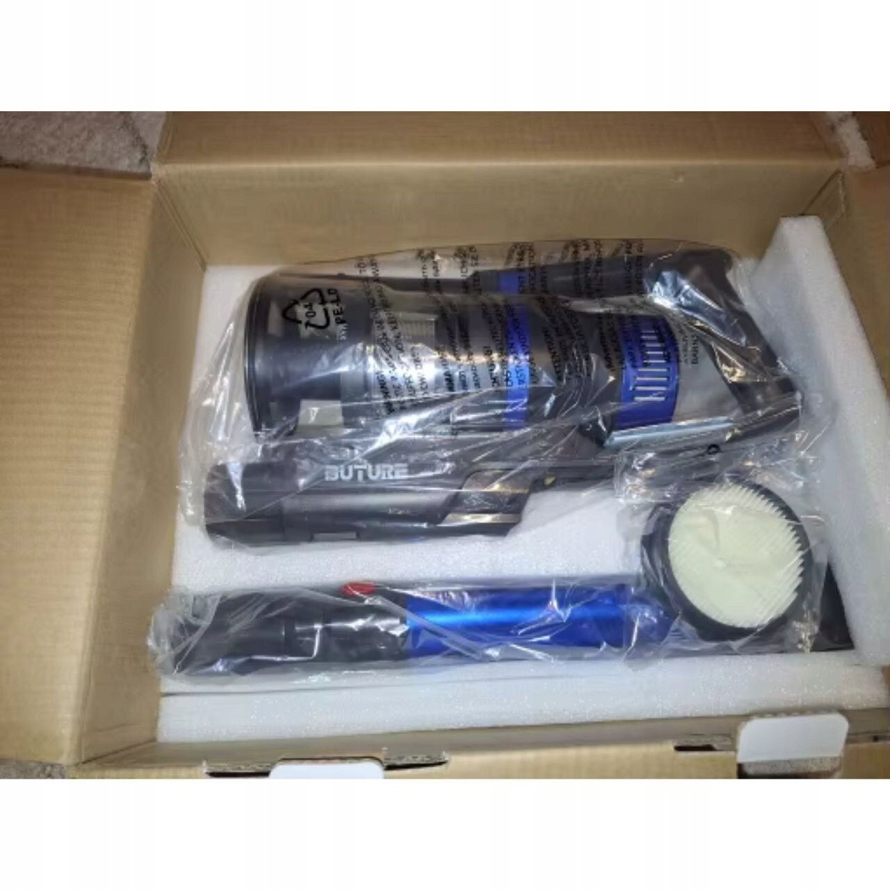 Aspirator vertical fara fir Buture JR500, 450W, 36kPa, 3 trepte, 55 minute autonomie, 1,2L, cu iluminare LED
