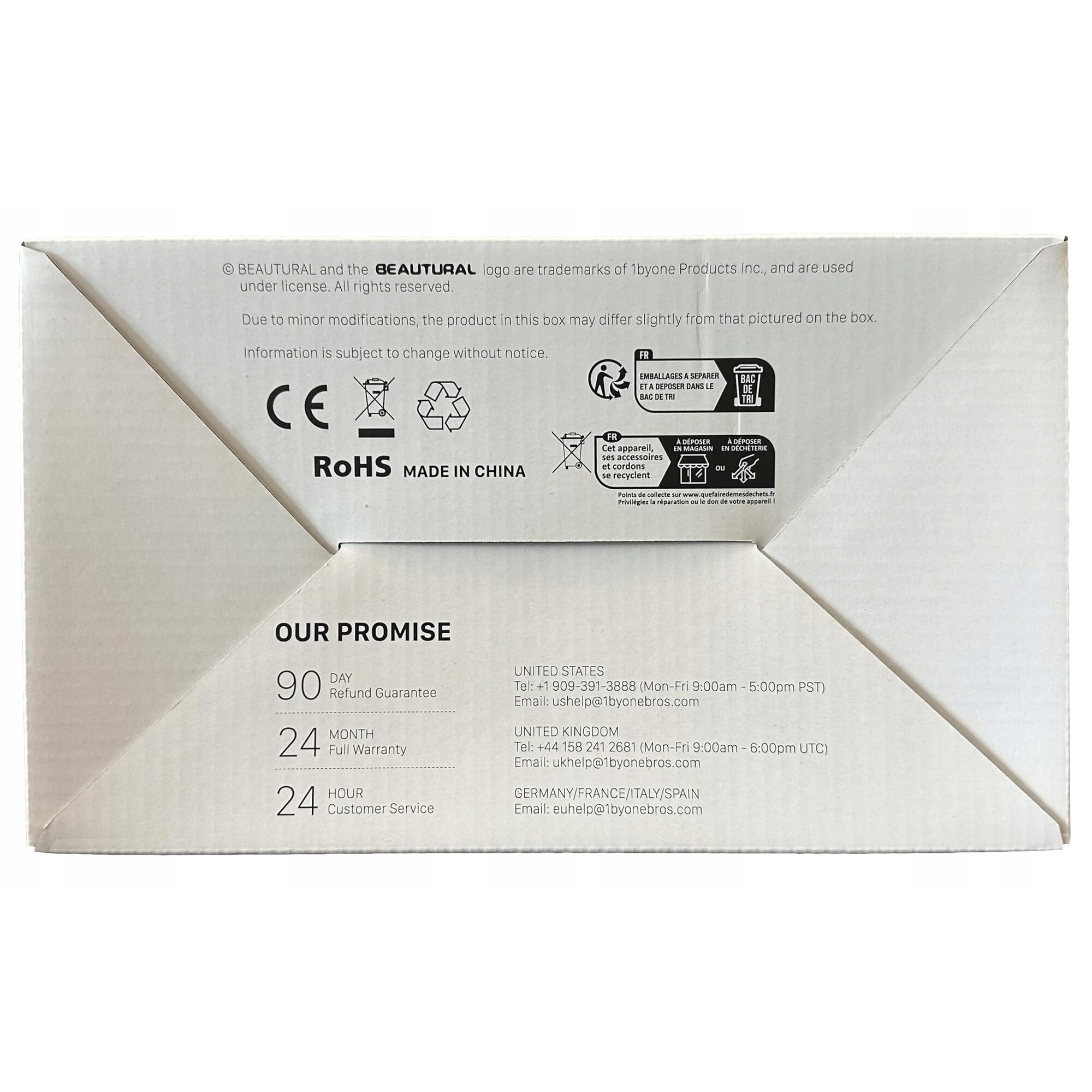 Aparat de calcat vertical pliabil Beautural, 1000 W, 150 ml, alb, 1,9 m cablu