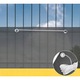 Paravan balcon Sol Royal 90x500 cm, protectie UV, rezistent la intemperii, gri inchis