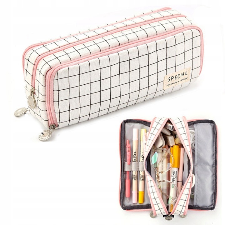 Penar 3 az 1-ben, 21x8.5x5cm, nagy kapacitású, strapabíró anyag, többszínű