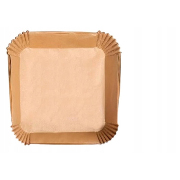 Set 125 foi hartie de copt, 22x14cm, rezistenta la caldura, neaderenta, bej