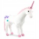 Unicorn gigant din plus, Melissa & Doug, alb, 90cm