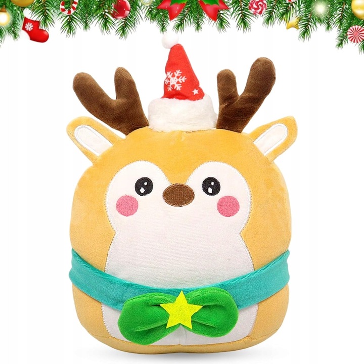 Pluszowy Los 26 cm, jucarie de plus, decorativa, multicolor, usor de curatat