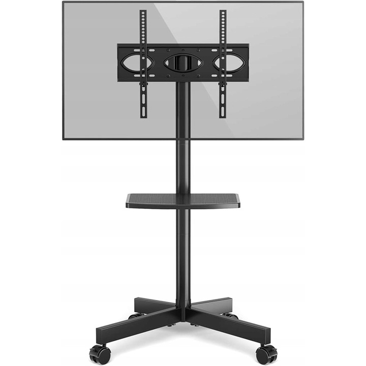 Suport TV mobil RFIVER, 27-60 inch, reglabil inaltime si inclinare, 400x400mm, maxim 40kg