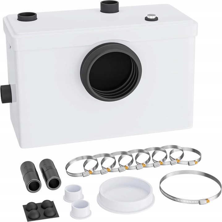 Тоалетна помпа, 600W, 200 л/мин, 3 входа, височина 10м, разстояние 100м