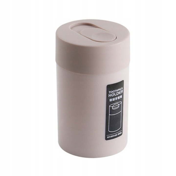 Suport pentru scobitori Ecarla, 8x5cm, plastic, 1 set