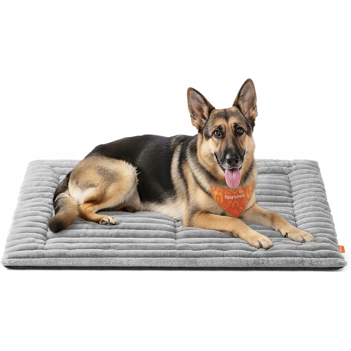 Подложка за домашни любимци, сива, 2XL, 6 слоя, противоплъзгаща, за дома и пътуване